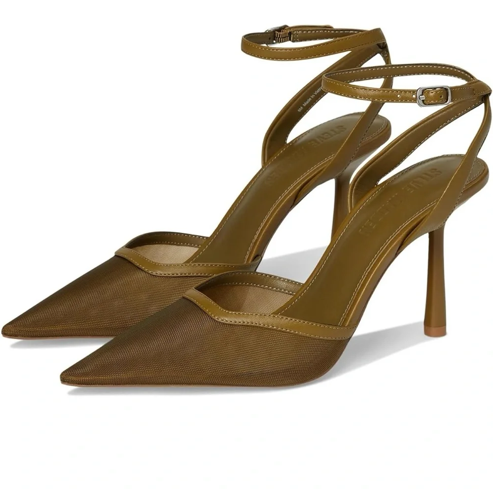 Steve Madden Olive Green Women's Heels - Picture 1 of 4